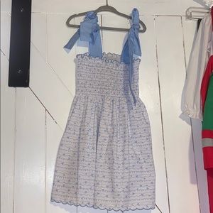 James Lottie blue bow dress